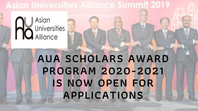 AUA Scholars Award Program 2020-2021 is now open for applications